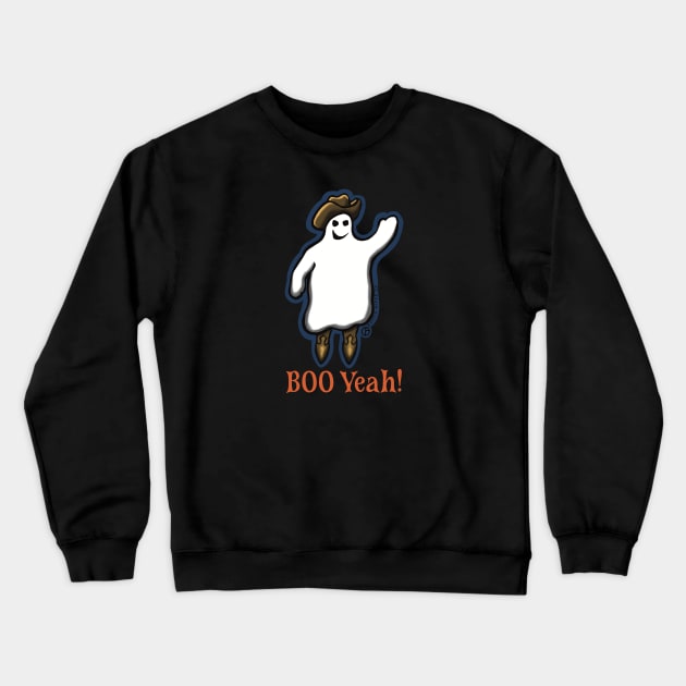 Boo Yeah! Crewneck Sweatshirt by Art from the Blue Room